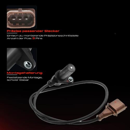 1x Kurbelwellensensor Impulsgeber für Porsche Cayenne 9PA 4.5L 2002-2007 Bild 1x Kurbelwellensensor Impulsgeber für Porsche Cayenne 9PA 4.5L 2002-2007