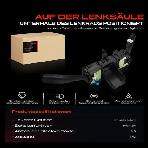 1x Kombischalter Lenkstockschalter für VW Golf Caddy Jetta Touran Skoda Octavia Bild 1x Kombischalter Lenkstockschalter für VW Golf Caddy Jetta Touran Skoda Octavia