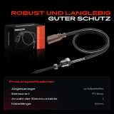 1x Abgastemperatursensor für VW Multivan V Transporter V 2.5L