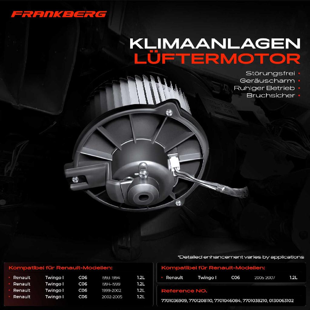 1x Gebläsemotor Innenraumgebläse für Renault Twingo I C06 1.2L 1993-2007