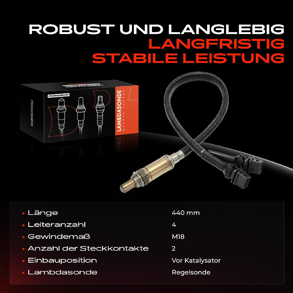 1x Lambdasonde Regelsonde Vor Katalysator für Peugeot 205 309 405 1.0L 1.1L 1.4L 1.6L 1.9L