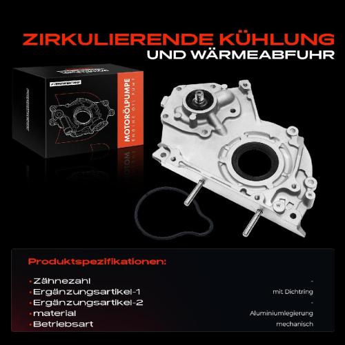 Frankberg 1x Ölpumpe für Opel Astra H J L48 Meriva Zafira A05 Chevrolet Cruze 1.7L Bild Frankberg 1x Ölpumpe für Opel Astra H J L48 Meriva Zafira A05 Chevrolet Cruze 1.7L