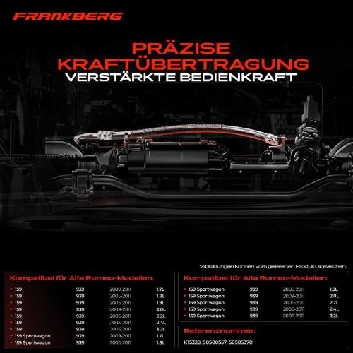 1x Seilzug Feststellbremse Hinterachse rechts für Alfa Romeo 159 939 159 Sportwagon 939 Bild 1x Seilzug Feststellbremse Hinterachse rechts für Alfa Romeo 159 939 159 Sportwagon 939