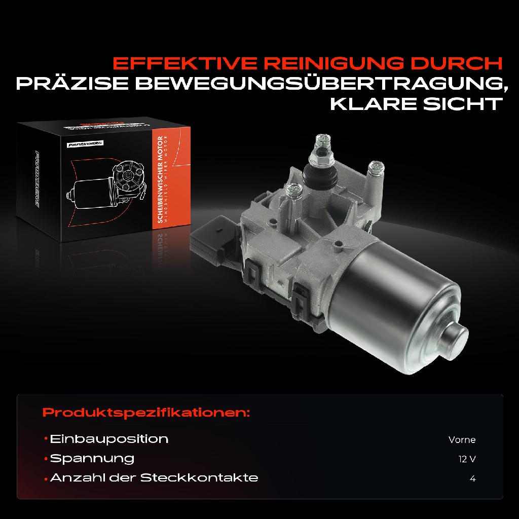 1x Wischermotor Scheibenwischermotor Vorne für VW Polo 9N Skoda Fabia I 6Y 1999-2008