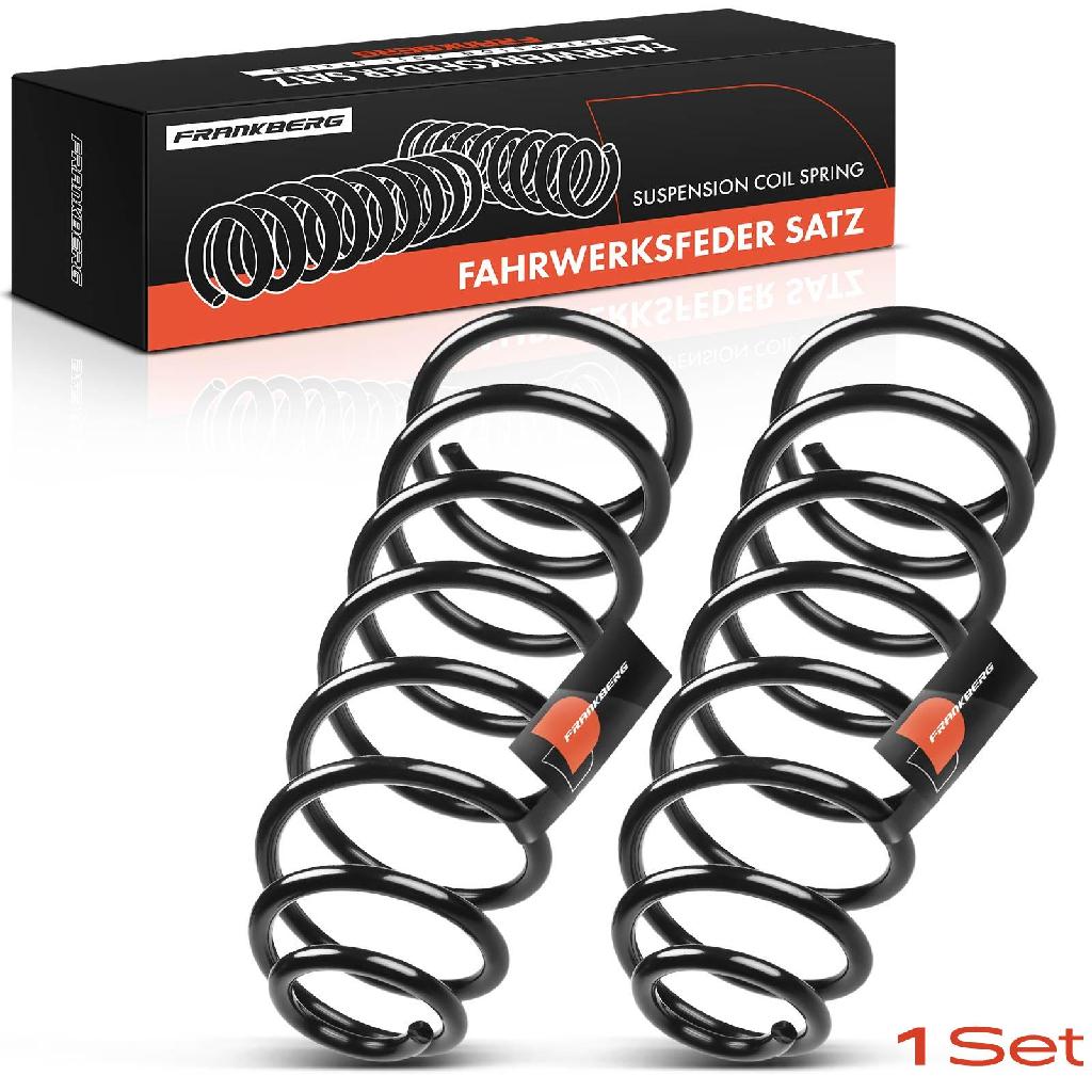 2x Fahrwerksfeder Hinterachse für VW Golf II 19E 1G1 Jetta II 165 19E 1G2 1983-1992