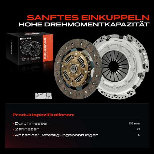 1x Kupplungssatz für Land Rover Defender Cabrio Pick-up Pritsche/Fahrgestell Station Wagon 2.2L 2.4L Bild 1x Kupplungssatz für Land Rover Defender Cabrio Pick-up Pritsche/Fahrgestell Station Wagon 2.2L 2.4L