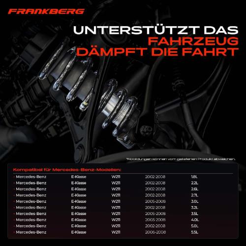 Frankberg 2x Fahrwerksfeder Hinterachse für Mercedes-Benz E-Klasse W211 2002-2008 Bild Frankberg 2x Fahrwerksfeder Hinterachse für Mercedes-Benz E-Klasse W211 2002-2008