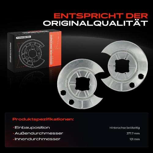 2x Ankerblech Bremsscheibe Hinterachse Beidseitig für Tesla Model S 5Y JS Model X 5Y JX ab 2012 Bild 2x Ankerblech Bremsscheibe Hinterachse Beidseitig für Tesla Model S 5Y JS Model X 5Y JX ab 2012