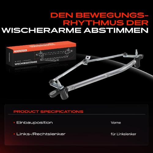 1x Wischergestänge Vorne für Alfa Romeo 159 Brera Spider 939 Bild 1x Wischergestänge Vorne für Alfa Romeo 159 Brera Spider 939