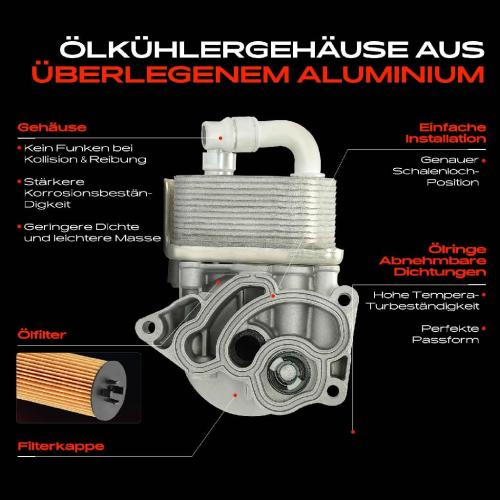 1x ÖlkühlerÖlfilter für BMW E46 E90 E91 E92 E93 E81 E82 E87 E88 E60 E61 Bild 1x ÖlkühlerÖlfilter für BMW E46 E90 E91 E92 E93 E81 E82 E87 E88 E60 E61