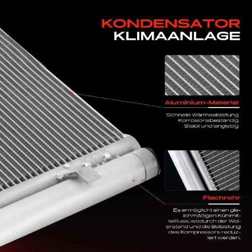 Frankberg 1x Kondensator Klimaanlage für KIA Picanto TA 1.0L 1.2L Bj ab 2011 Bild Frankberg 1x Kondensator Klimaanlage für KIA Picanto TA 1.0L 1.2L Bj ab 2011