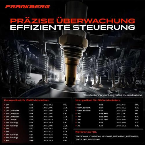 Frankberg 1x Lambdasonde Regelsonde Vor Katalysator für BMW 3er E30 Cabriolet Touring 5er Z1 Roadster E34 Bild Frankberg 1x Lambdasonde Regelsonde Vor Katalysator für BMW 3er E30 Cabriolet Touring 5er Z1 Roadster E34
