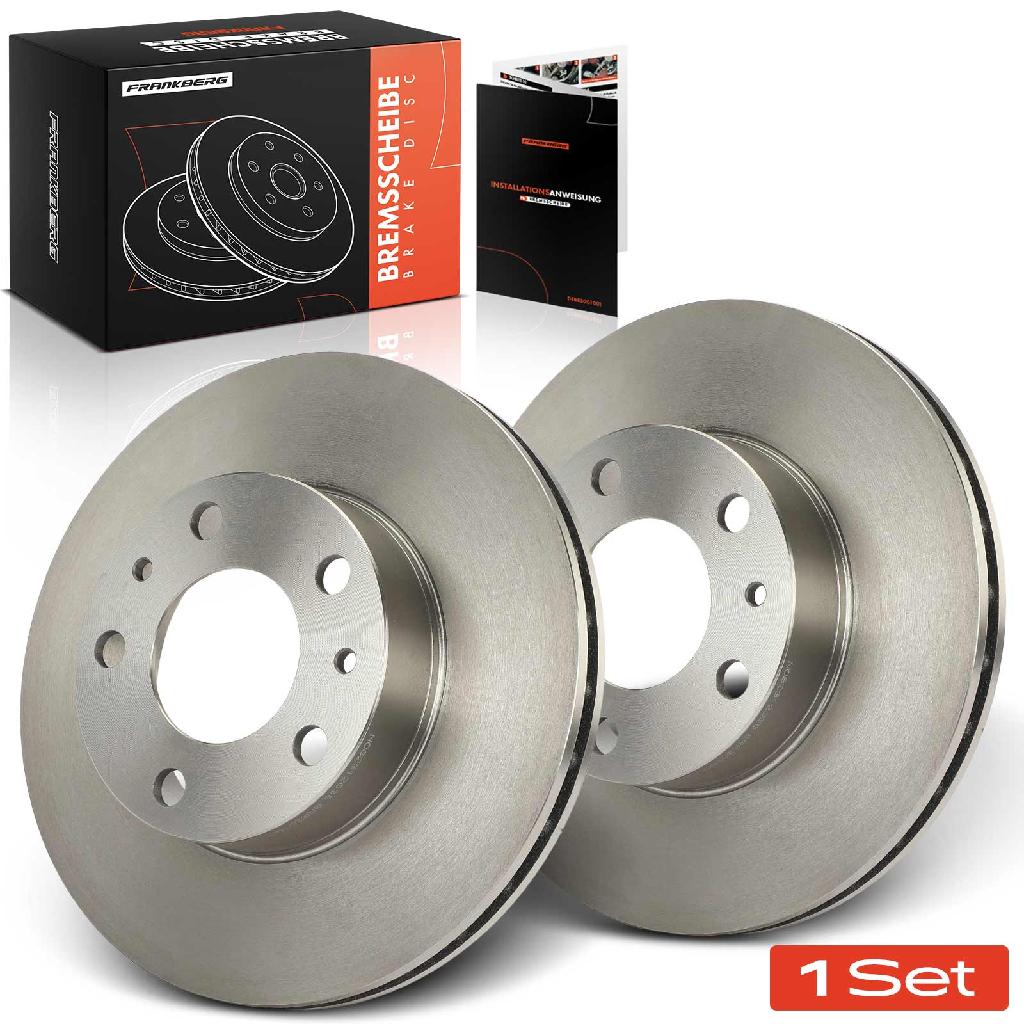 Frankberg 2x Bremsscheiben Vorderachse für Citroën Jumper Bus Kasten Fiat Ducato Panorama Peugeot Boxer