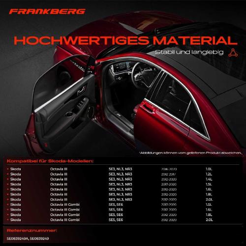 1x Türfeststeller Türfangband Türstopper Hinten für Skoda Octavia III Combi 5E3 NL3 NR3 Bild 1x Türfeststeller Türfangband Türstopper Hinten für Skoda Octavia III Combi 5E3 NL3 NR3