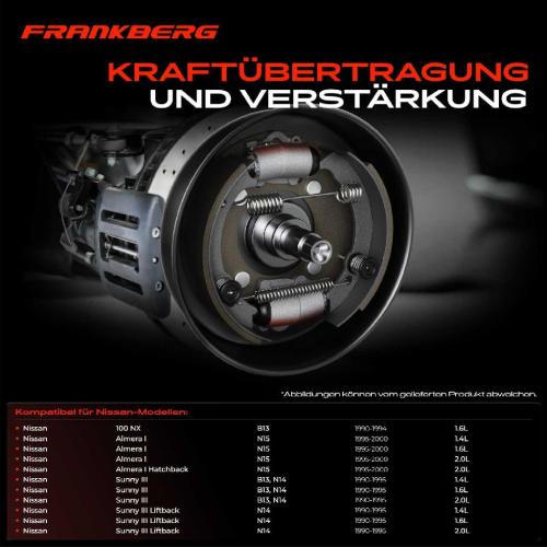 1x Radbremszylinder Hinten für Nissan Almera I Sunny III 100 NX Bild 1x Radbremszylinder Hinten für Nissan Almera I Sunny III 100 NX