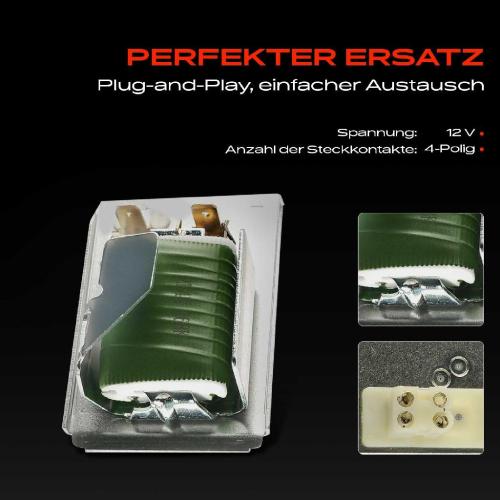 1x Widerstand Vorwiderstand Gebläsemotor für VW Golf II 19E 1G1 Jetta II 19E 1G2 165 Bild 1x Widerstand Vorwiderstand Gebläsemotor für VW Golf II 19E 1G1 Jetta II 19E 1G2 165