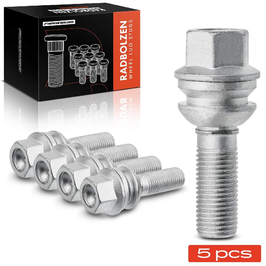 5x Radschraube für VW Touareg Transporter T5 Multivan Audi Q7 Porsche