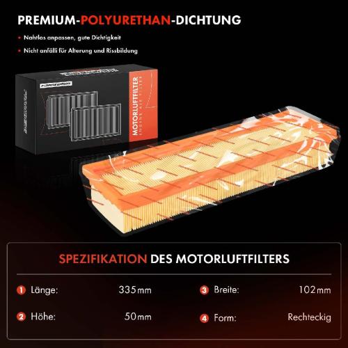 2x Luftfilter Filtereinsatz für Peugeot 207 1007 Partner Citroen Berlingo C2 Bild 2x Luftfilter Filtereinsatz für Peugeot 207 1007 Partner Citroen Berlingo C2