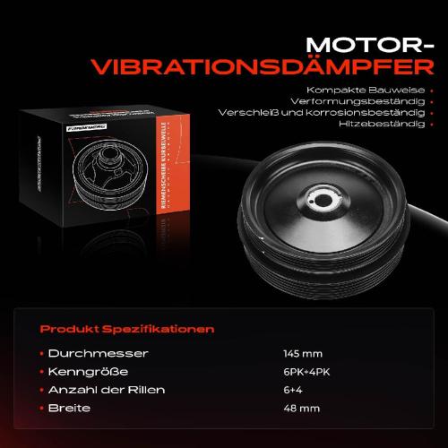 1x Riemenscheibe Kurbelwelle für Smart Fortwo Cabrio Coupe 451 Bild 1x Riemenscheibe Kurbelwelle für Smart Fortwo Cabrio Coupe 451