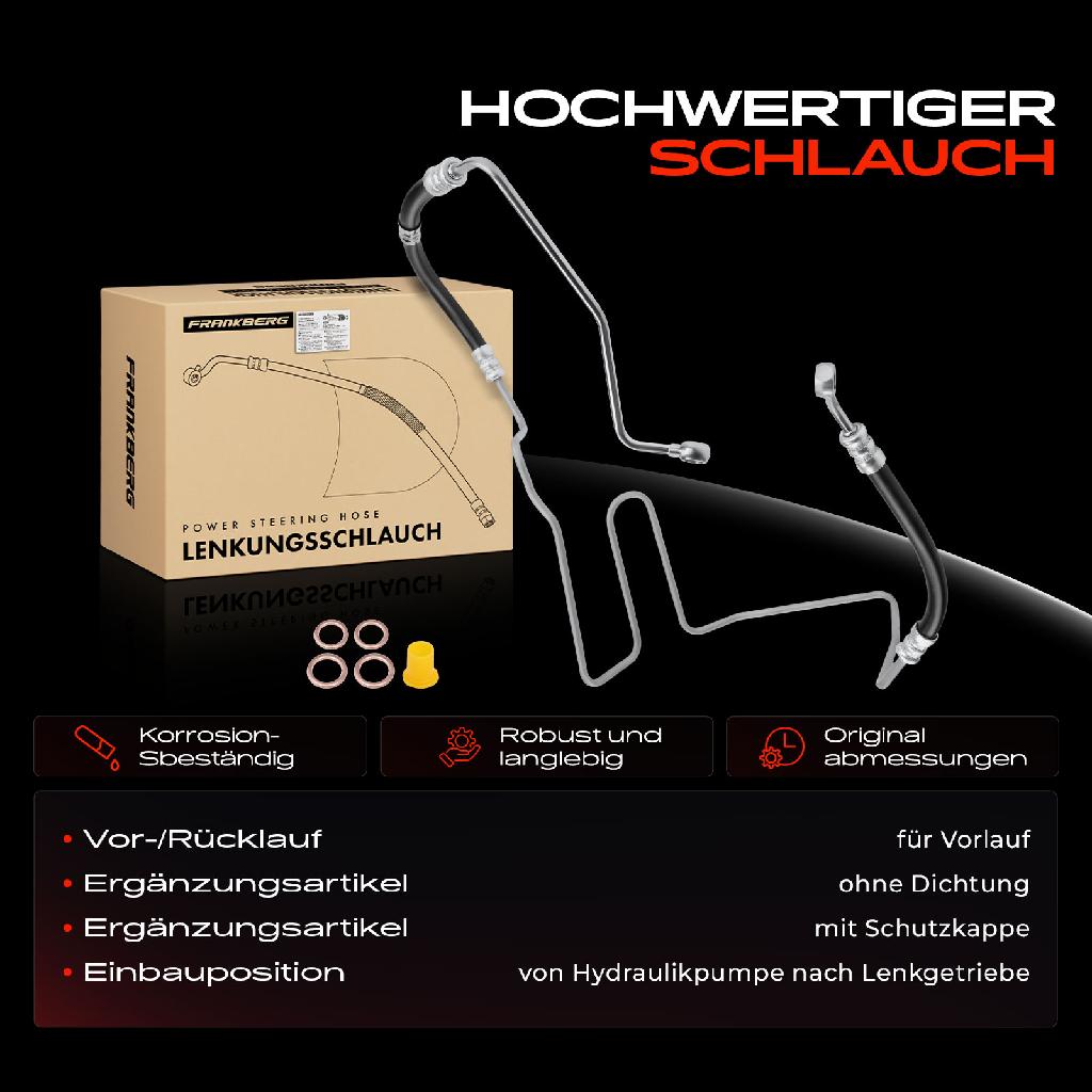 1x Servolenkung Schlauch für VW Golf IV 1J Bora Seat Leon 1M1 Skoda Octavia I 1U