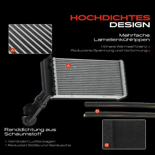 1x Wärmetauscher Innenraumheizung für VW Sharan 7M Seat Alhambra Ford Galaxy WGR Bild 1x Wärmetauscher Innenraumheizung für VW Sharan 7M Seat Alhambra Ford Galaxy WGR