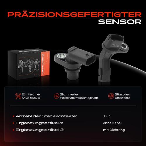 2x Kurbelwellensensor Impulsgeber für Mercedes-Benz W176 W205 C117 W212 W213 Bild 2x Kurbelwellensensor Impulsgeber für Mercedes-Benz W176 W205 C117 W212 W213
