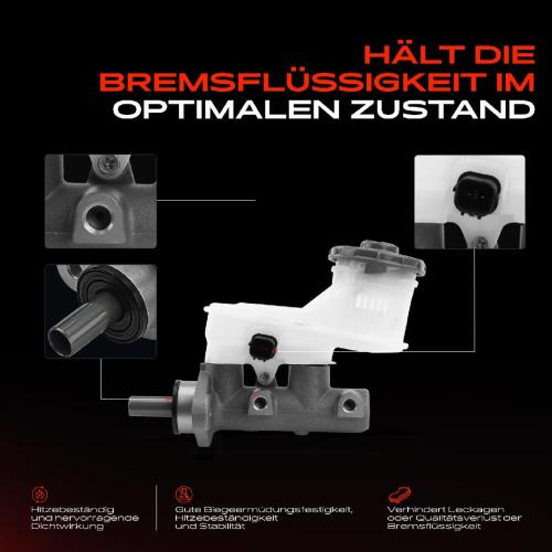 1x Hauptbremszylinder Bremszylinder für Honda Civic VII EM2 ES ET 2000-2005 Bild 1x Hauptbremszylinder Bremszylinder für Honda Civic VII EM2 ES ET 2000-2005