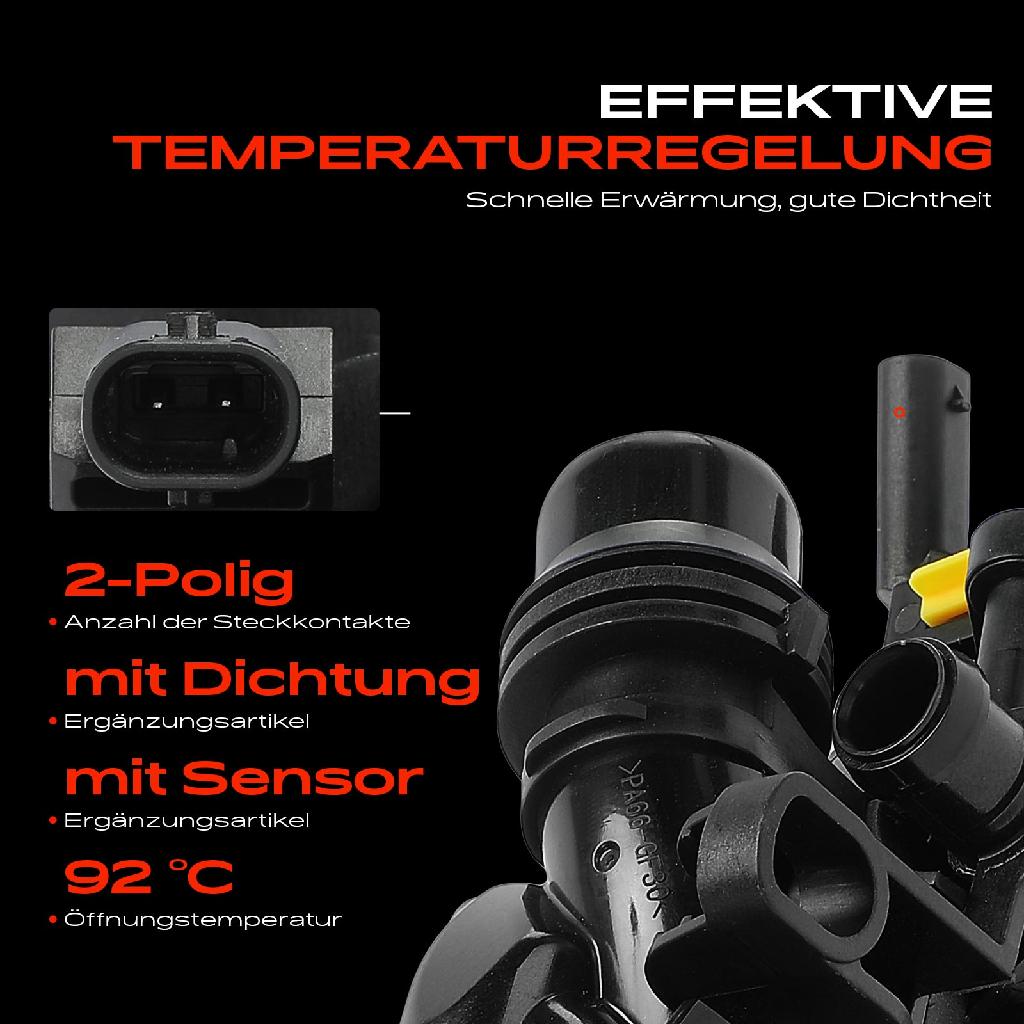 1x Thermostat Kühlmittel für Citroën Berlingo C3 C4 DS Jumpy Peugeot 208 308 5008