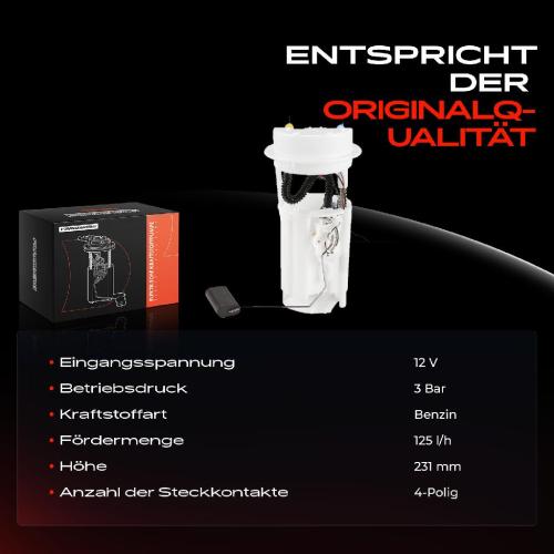 1x Kraftstoffpumpe für Renault Avantime DE0 Espace III JE0 2.0L 3.0L 1996-2003 Bild 1x Kraftstoffpumpe für Renault Avantime DE0 Espace III JE0 2.0L 3.0L 1996-2003