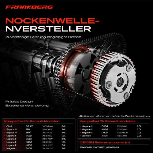 1x Nockenwellenversteller für Renault Clio II Espace Laguna Bild 1x Nockenwellenversteller für Renault Clio II Espace Laguna
