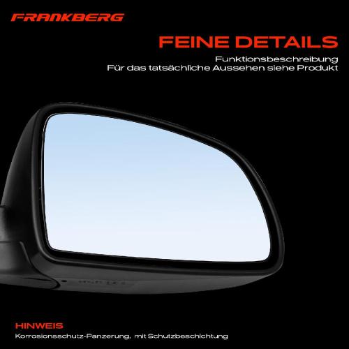 Frankberg 1x Außenspiegel Rechts für Opel Meriva X03 1.2L 1.4L 1.6L 1.7L 1.8L 2003-2010 Bild Frankberg 1x Außenspiegel Rechts für Opel Meriva X03 1.2L 1.4L 1.6L 1.7L 1.8L 2003-2010
