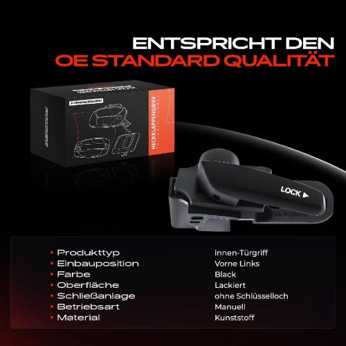 1x Türgriff Vorne Links innen für Fiat Doblo MPV 119 223 Doblo Kasten/MPV 223 Bild 1x Türgriff Vorne Links innen für Fiat Doblo MPV 119 223 Doblo Kasten/MPV 223