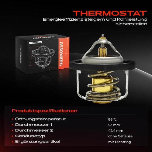 1x Thermostat Kühlmittel für Hyundai Sonata 2 Pony Lantra I KIA Rio Mitsubishi Bild 1x Thermostat Kühlmittel für Hyundai Sonata 2 Pony Lantra I KIA Rio Mitsubishi