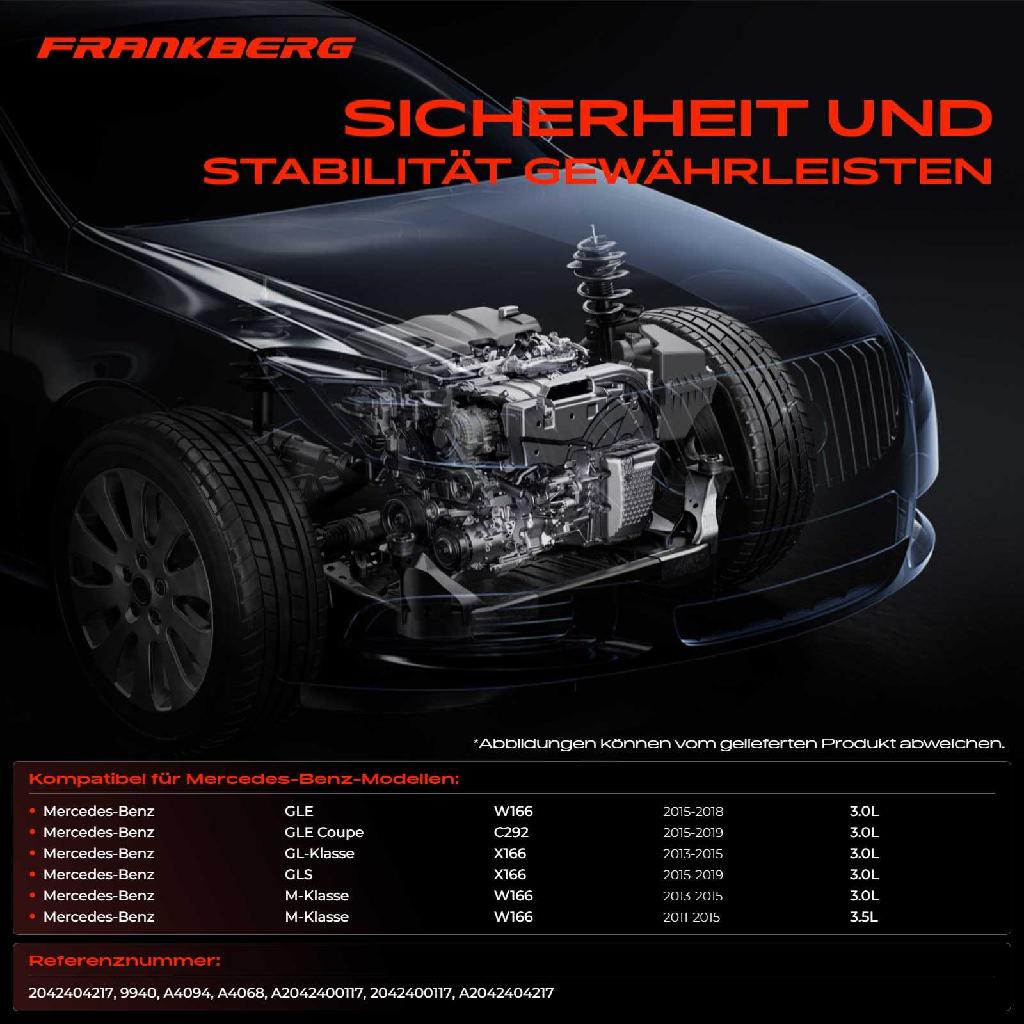 2x Motorlager Vorne für Mercedes-Benz GLE W166 C292 M-Klasse GLS