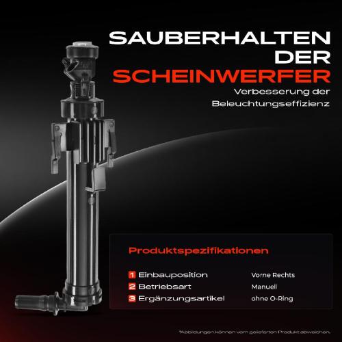 1x Scheinwerferreinigung Waschwasserdüse Vorne Rechts für BMW 1er F20 F21 2010-2018 Bild 1x Scheinwerferreinigung Waschwasserdüse Vorne Rechts für BMW 1er F20 F21 2010-2018