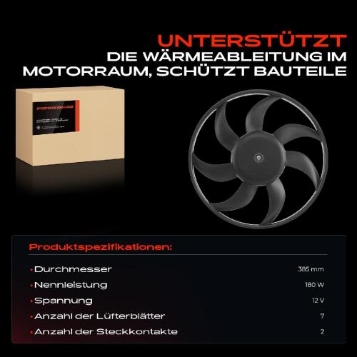 Frankberg 1x Motorkühller Einfachlüfter ohne Kühlerlüfterrahmen Opel Corsa D S07 1.0L-1.4L Bild Frankberg 1x Motorkühller Einfachlüfter ohne Kühlerlüfterrahmen Opel Corsa D S07 1.0L-1.4L