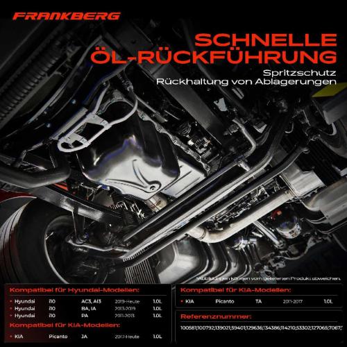 1x Ölwanne Motorölwanne für Hyundai i10 BA IA PA KIA Picanto TA JA 1.0L Bild 1x Ölwanne Motorölwanne für Hyundai i10 BA IA PA KIA Picanto TA JA 1.0L