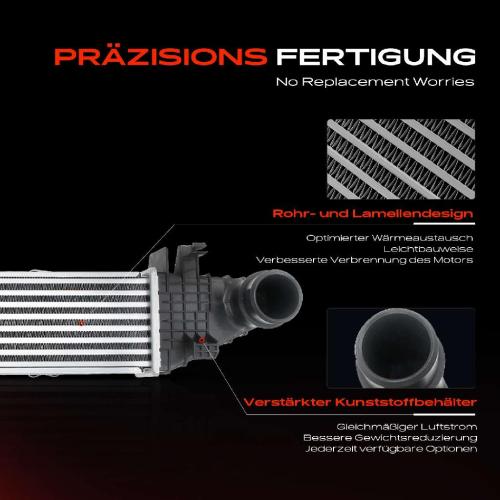 1x Ladeluftkühler Turbokühler für Mercedes-Benz W204 S204 X204 1.6L 2.2L 3.0L Bild 1x Ladeluftkühler Turbokühler für Mercedes-Benz W204 S204 X204 1.6L 2.2L 3.0L