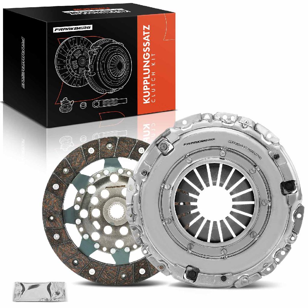 Frankberg 1x Kupplungssatz für Nissan Qashqai I Van II SUV X-Trail Renault Fluence Grand Scénic III Kadjar Megane CC