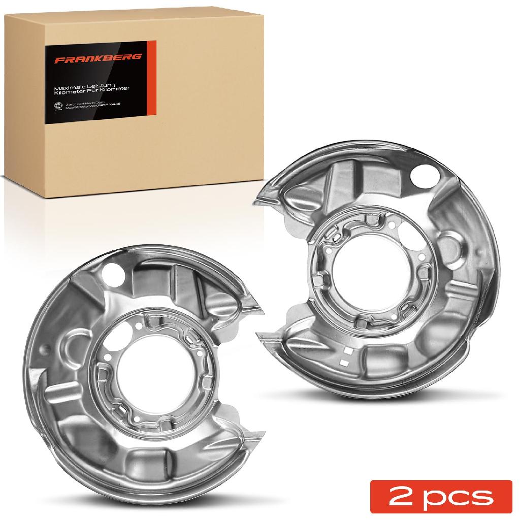 Frankberg 2x Ankerblech Bremsscheibe Hinterachse Beidseitig für Mercedes C Klasse W203 S203 CL203 CLC CLK