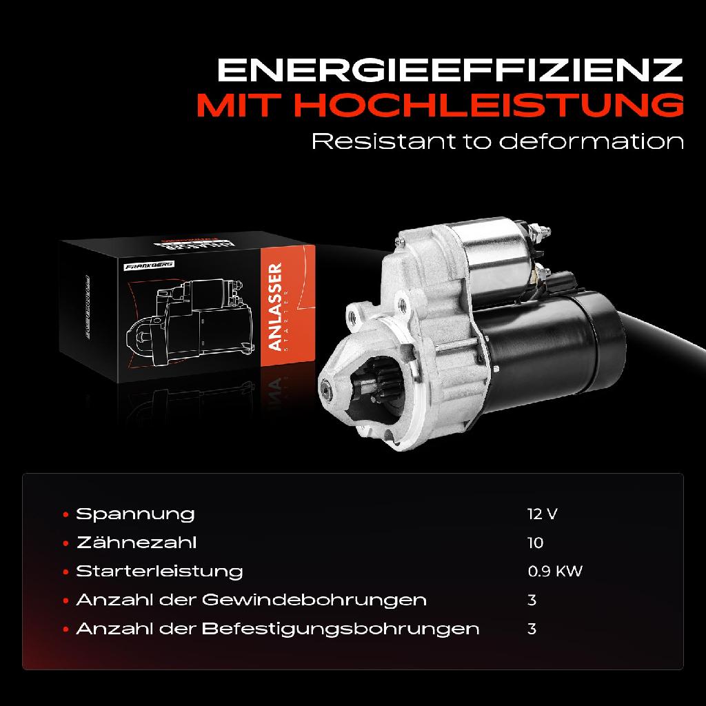 1x Anlasser Starter für Ford Escort III Cabriolet Express Turnier IV V VI Stufenheck VII Fiesta II