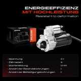 1x Anlasser Starter für Ford Escort III Cabriolet Express Turnier IV V VI Stufenheck VII Fiesta II