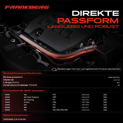 1x Kühlerschlauch Turboschlauch für BMW 5er F10 F07 F11 6 Gran Coupe F06 6er Cabriolet F12 F13 F01 F02 F03 F04 Bild 1x Kühlerschlauch Turboschlauch für BMW 5er F10 F07 F11 6 Gran Coupe F06 6er Cabriolet F12 F13 F01 F02 F03 F04