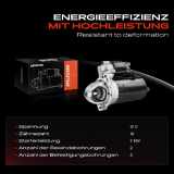 1x Anlasser Starter für Mercedes-Benz W124 S124 W201 W202 W203 CL203 S202 S203 C209 W210 W211 S124 S210 S211