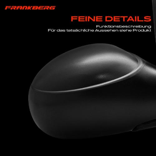 Frankberg 1x Außenspiegel Rechts für Citroën C2 JM 1.1L 1.4L 1.6L 2003-2012 Bild Frankberg 1x Außenspiegel Rechts für Citroën C2 JM 1.1L 1.4L 1.6L 2003-2012