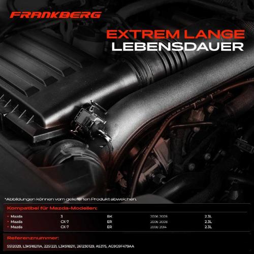 1x Saugrohrdruck Sensor für Mazda 3 BK 2.3L MPS Turbo CX-7 ER 2.3L Bild 1x Saugrohrdruck Sensor für Mazda 3 BK 2.3L MPS Turbo CX-7 ER 2.3L