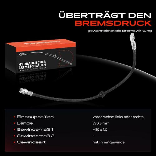 Frankberg 1x Bremsschlauch Bremsschläuche Vorderachse Links oder Rechts für MINI R50 R53 R52 Cabriolet Bild Frankberg 1x Bremsschlauch Bremsschläuche Vorderachse Links oder Rechts für MINI R50 R53 R52 Cabriolet