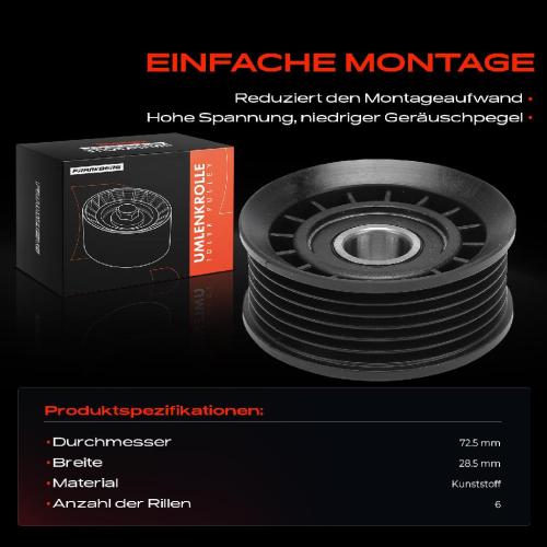 1x Umlenkrolle Führungsrolle für Ford Focus Mondeo Cougar Mazda Tribute Bild 1x Umlenkrolle Führungsrolle für Ford Focus Mondeo Cougar Mazda Tribute