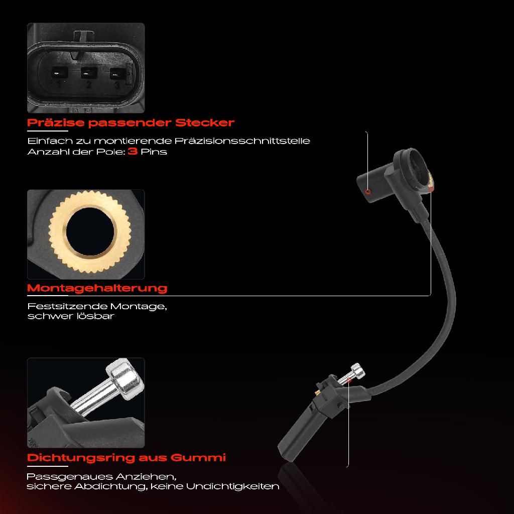 1x Kurbelwellensensor Impulsgeber für BMW 1er F21 E88 3er F30 F80 E92 5er F10 F18 X3