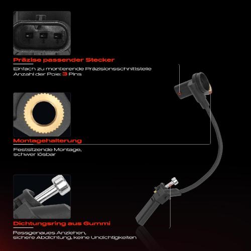1x Kurbelwellensensor Impulsgeber für BMW 1er F21 E88 3er F30 F80 E92 5er F10 F18 X3 Bild 1x Kurbelwellensensor Impulsgeber für BMW 1er F21 E88 3er F30 F80 E92 5er F10 F18 X3